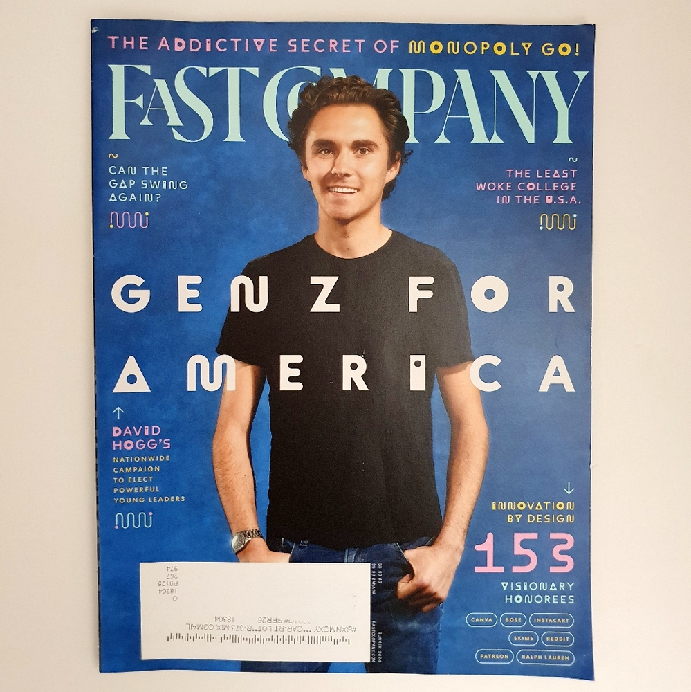 Fast Company Magazine Summer 2024 Least Woke College Gen Z For America